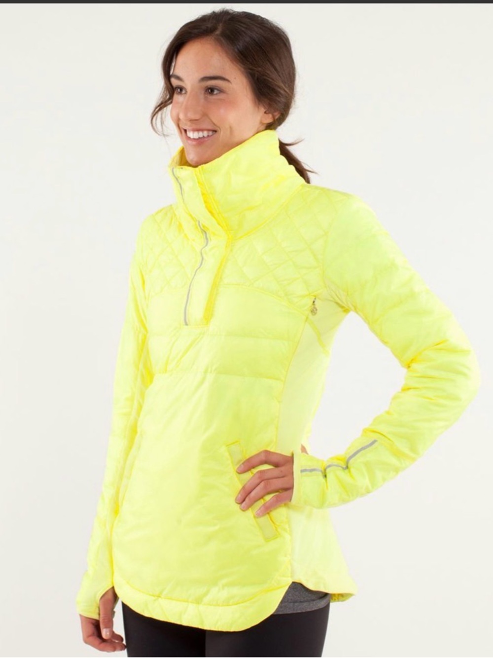 $198 Lululemon What The Fluff Pullover
Clarity Yellow size 4